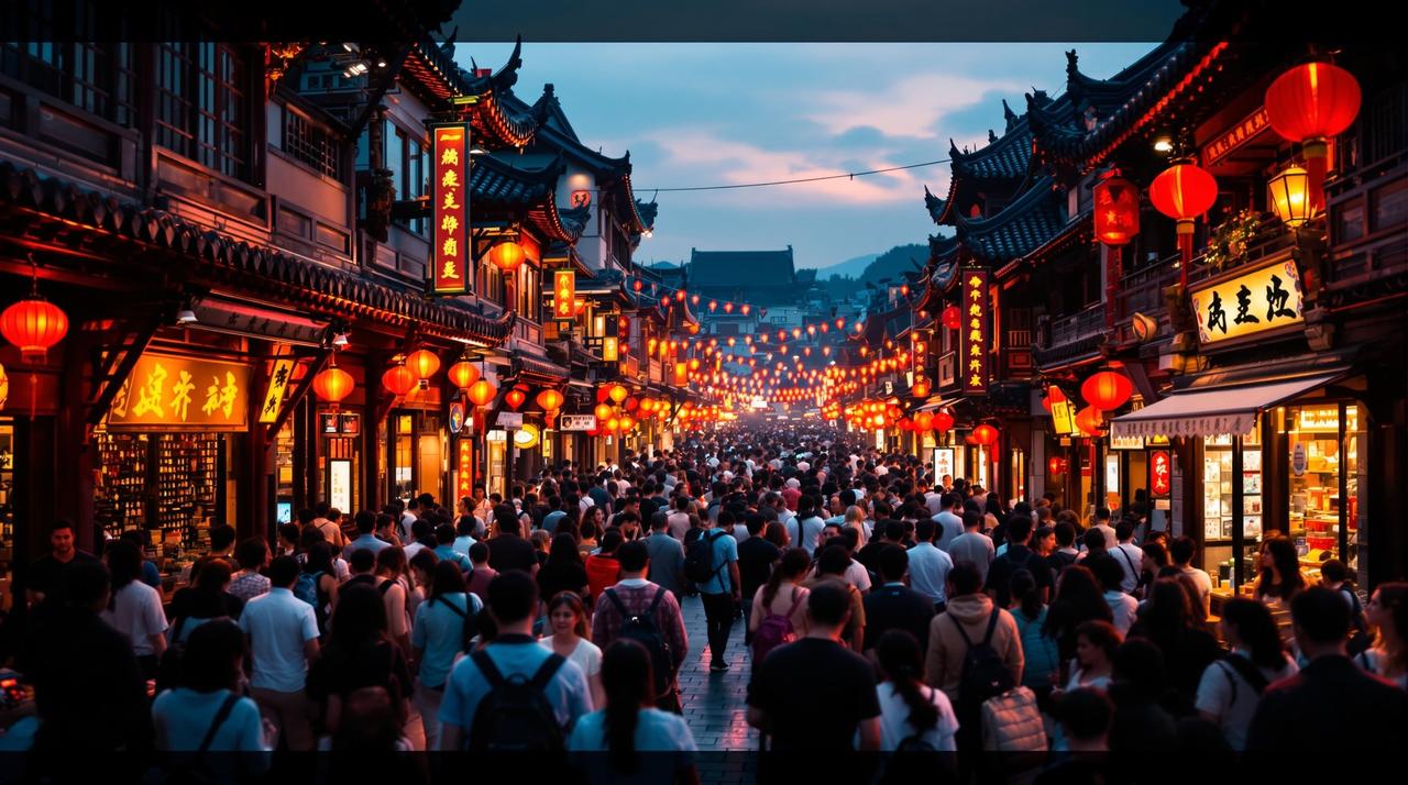 吃瓜曝料网社会观察：某网红城市一夜之间爆火出圈，游客蜂拥而至